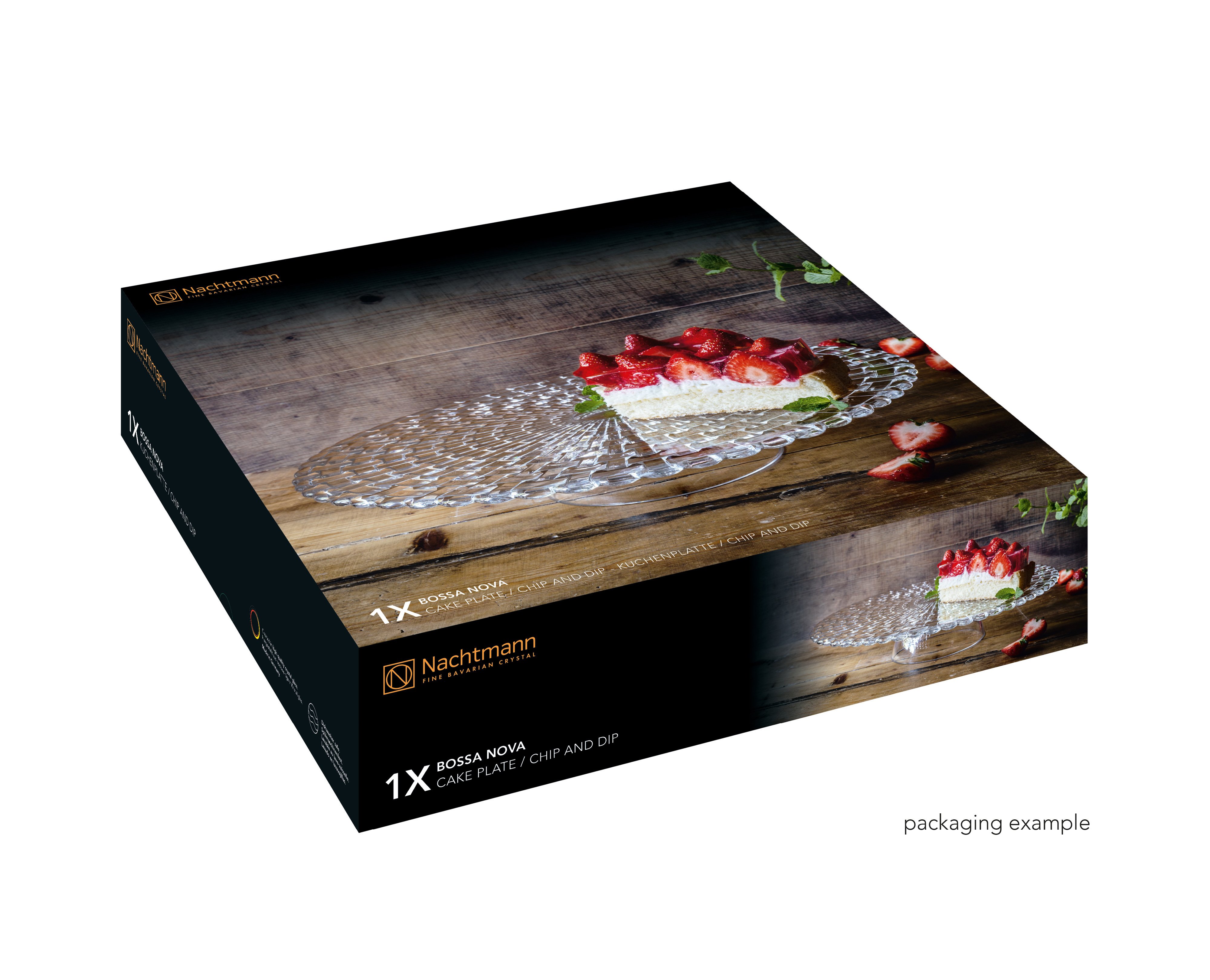 Nachtmann Bossa Nova デザートカップ 8個セット NACHTMANN Bossa Nova Cake Plate / Chip and Dip