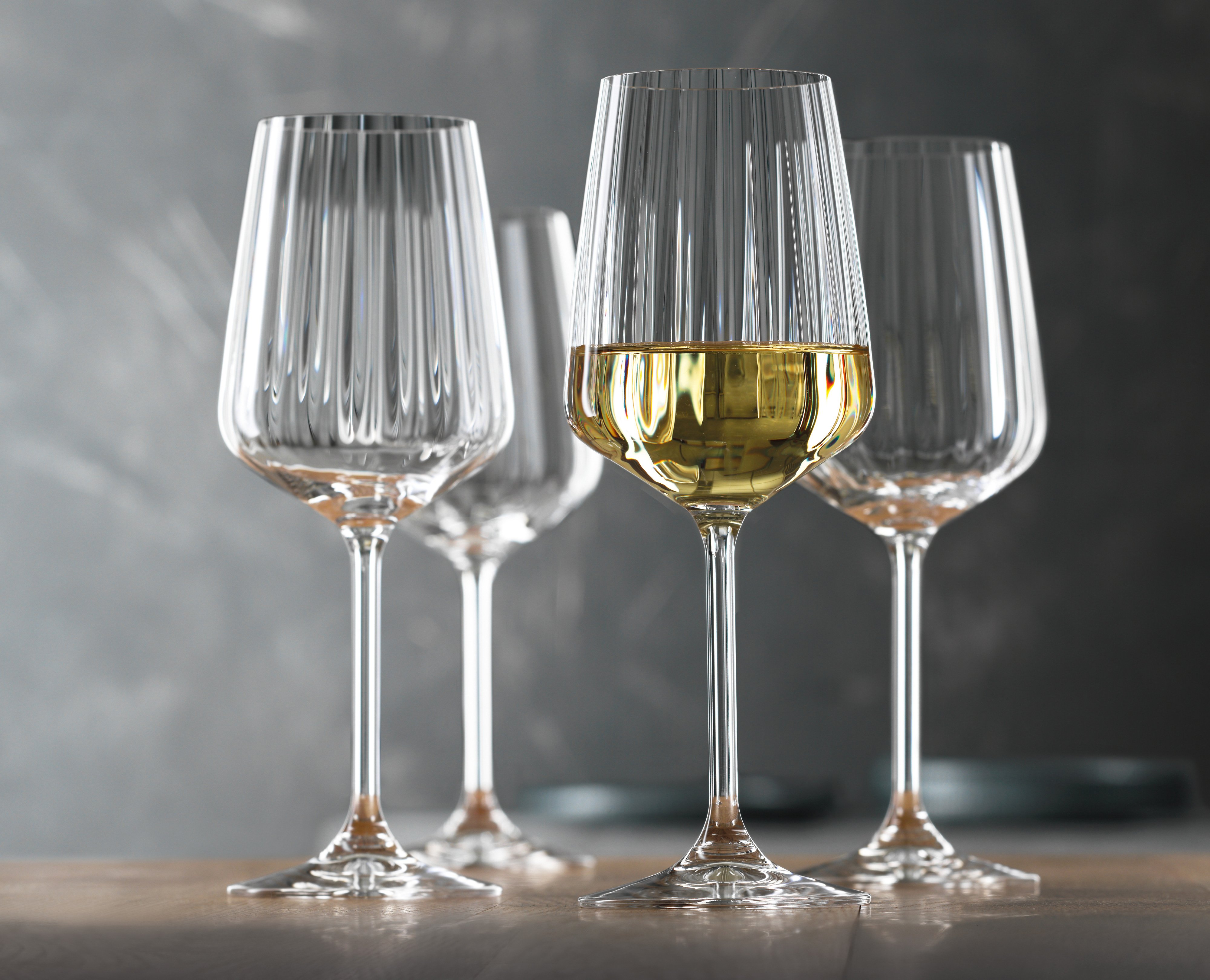 Spiegelau & Nachtmann Style Lot De 12 Verres à Vin – 6 Rouge 630 Ml + 6 Blanc 440 Ml Cristal Élégant