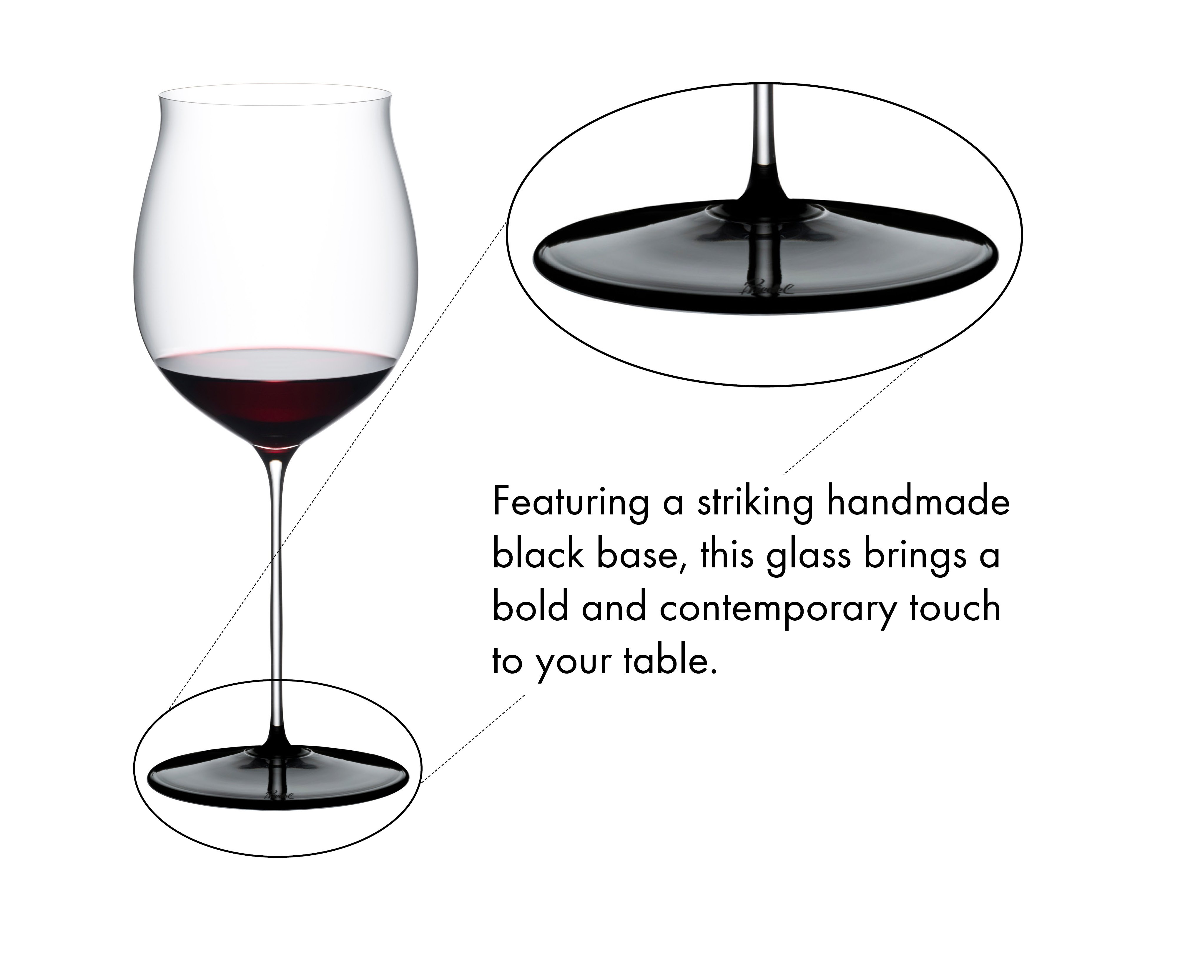 Riedel 4100/16 Sommeliers Black Tie Bordeaux Grand Cru Glas, One Size, Helder
