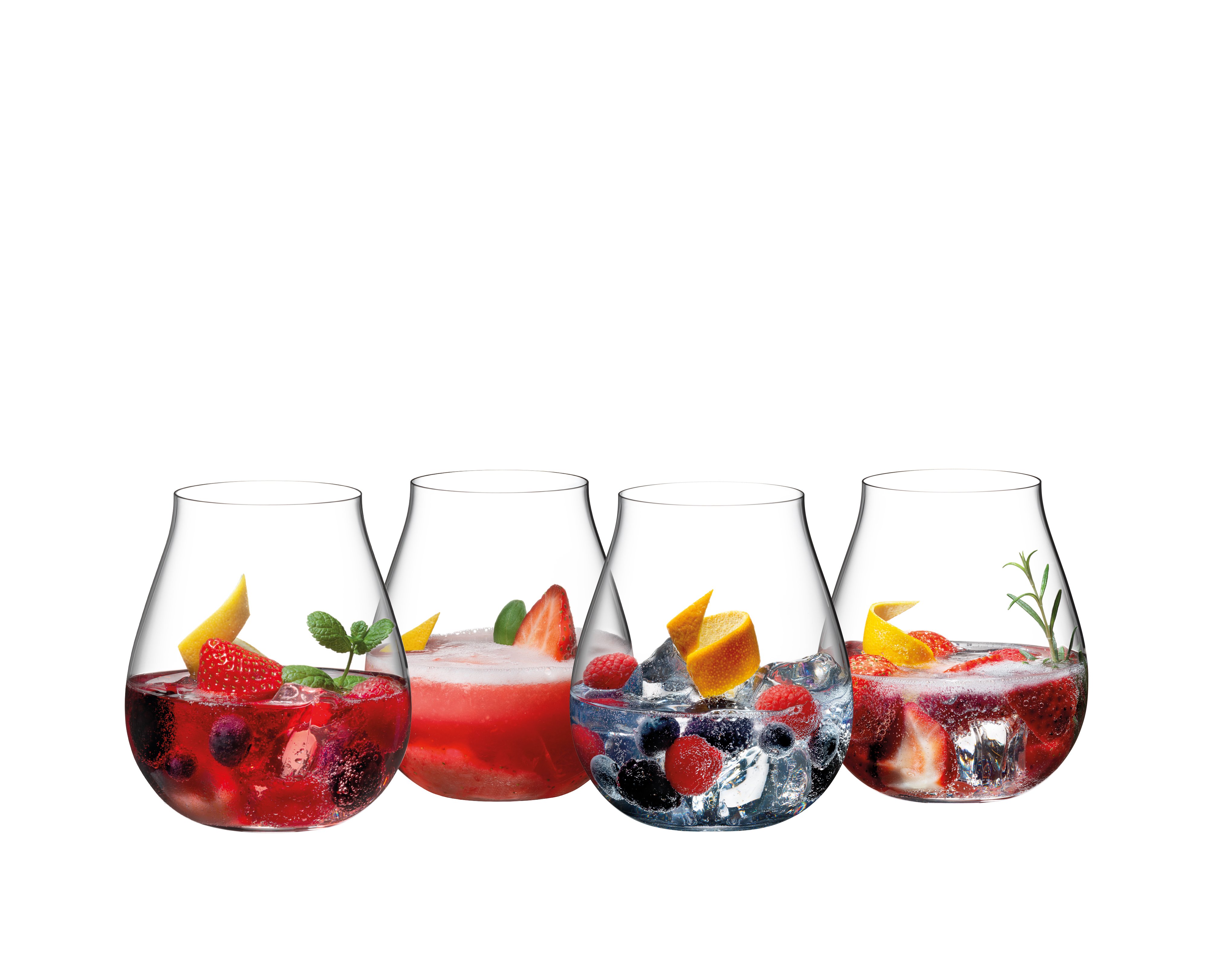 Riedel Personalized O Stemless Gin Glass Set 2024 / Custom Engraved Gin and Tonic Glasses for Cocktails, Mixed Drinks Home Bar Accessories