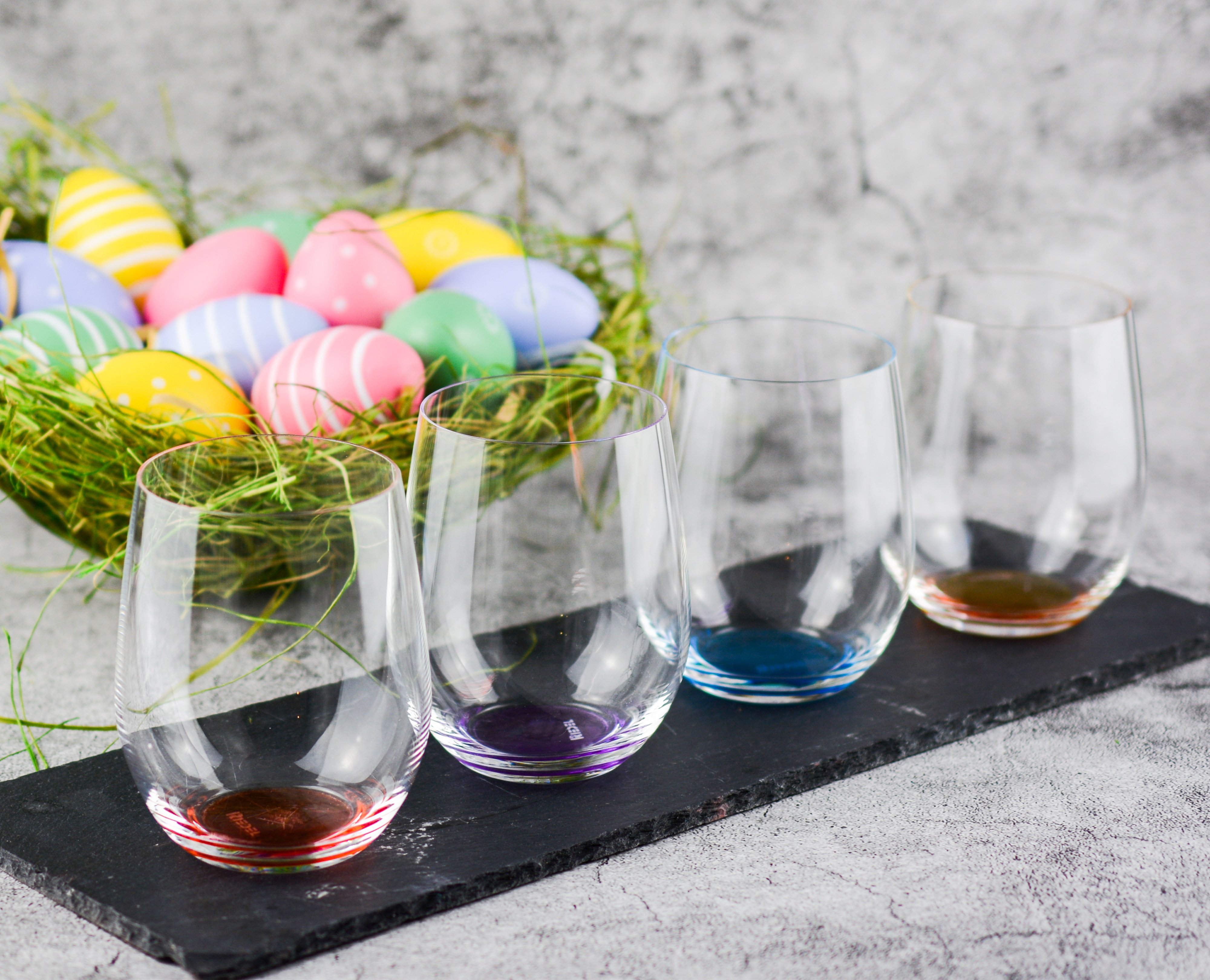 RIEDEL The O Wine Tumbler Happy „O“ Vol. 2 - Azure-Blue, Purple