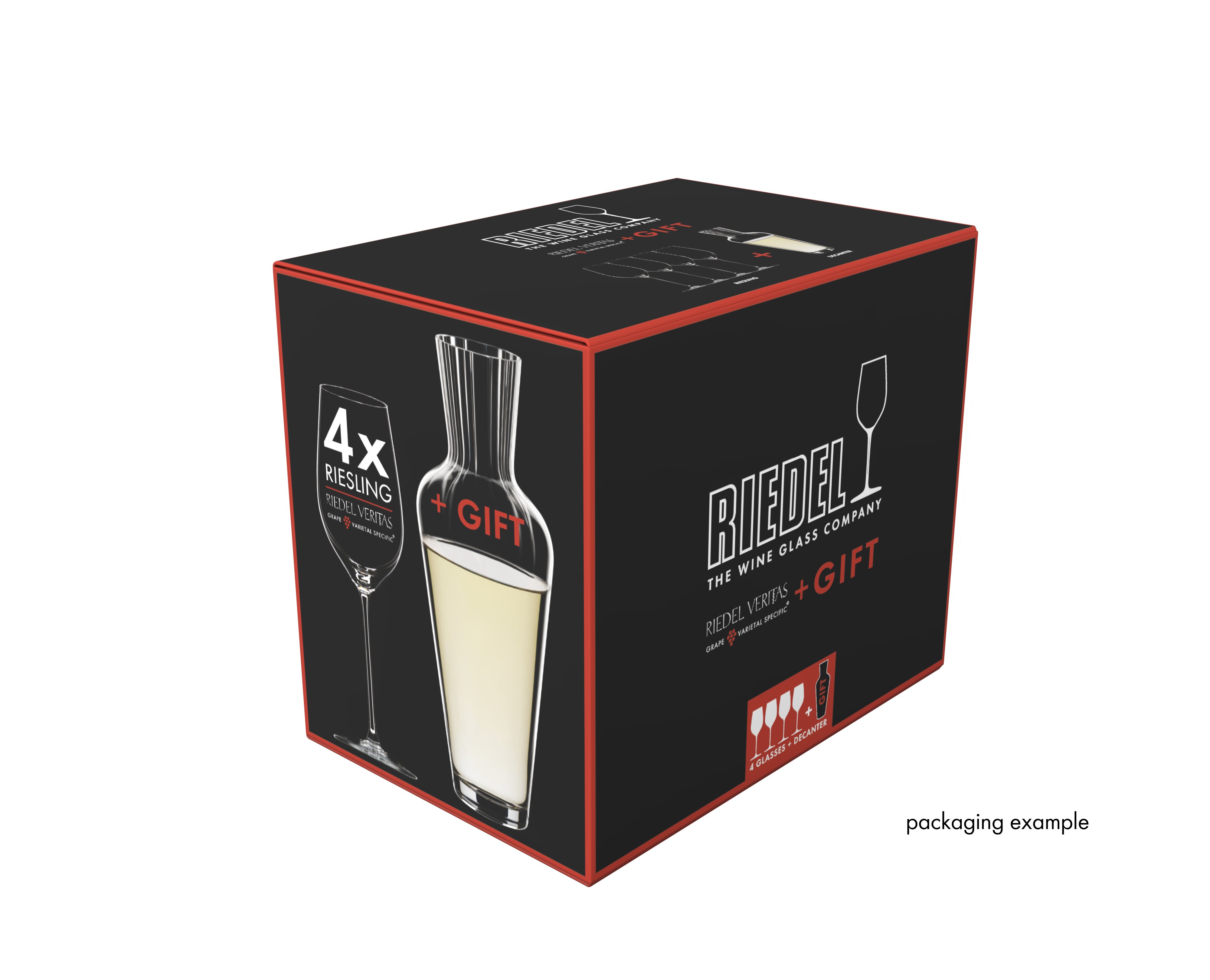 Bicchieri Da Vino Riedel Veritas - 395ml Per Riesling E Primitivo In Cristallo