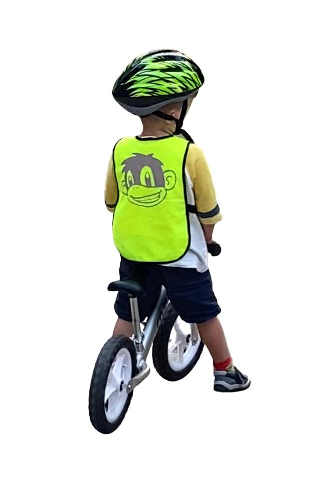 Kid's_Monkey_Vest_-_Fluoro_Yellow