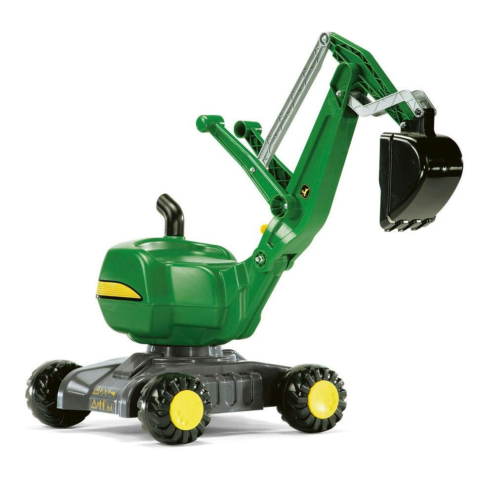 John_Deere_102cm_Rolly_XL_Kids_Ride_On_Digger_Toy_Excavator/Tractor_Vehicle_GRN