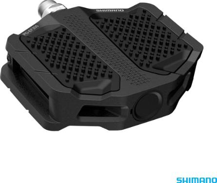 FLAT_PLATFORM_PEDALS_BLACK_E-BIKE/TREKKING/URBAN_w/RESIN_PLATE