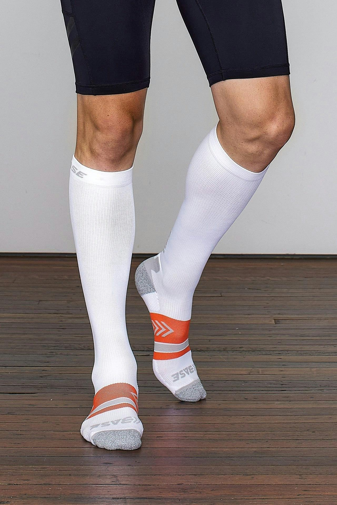 BASE_Compression_Socks_-_White_(L,_White)