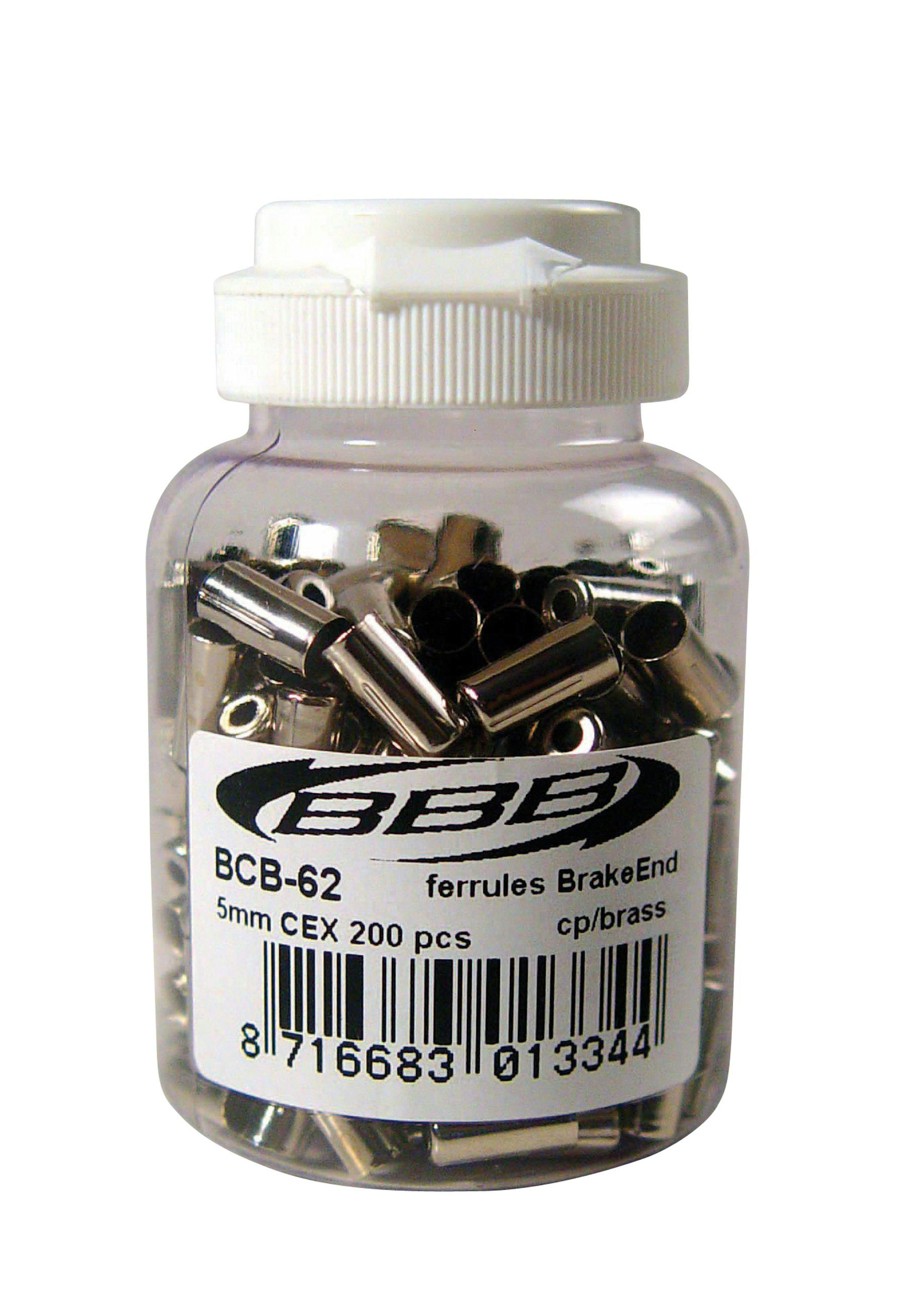 Brake_End_Ferrules_200Pcs_Chrome_5Mm