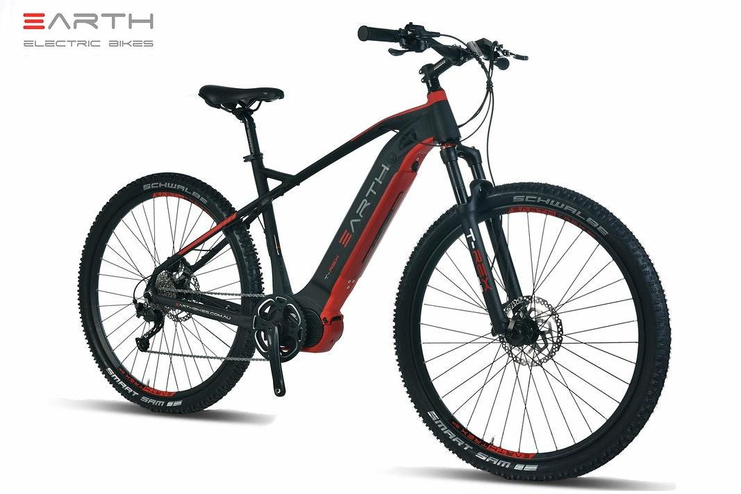 EARTH_T-REX_29SP_HARD-TAIL_EMTB_(27.5"_Wheel,_Black/Red)
