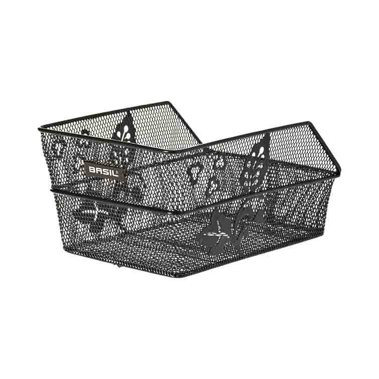 Cento_Flower_Rear_Basket_S_Black