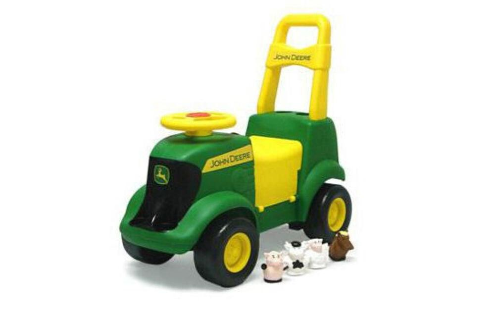 John_Deere_Kids_Ride-On_Tractor_Push_Wheel_3_in_1_Children_Riding_Toy_w_Sounds