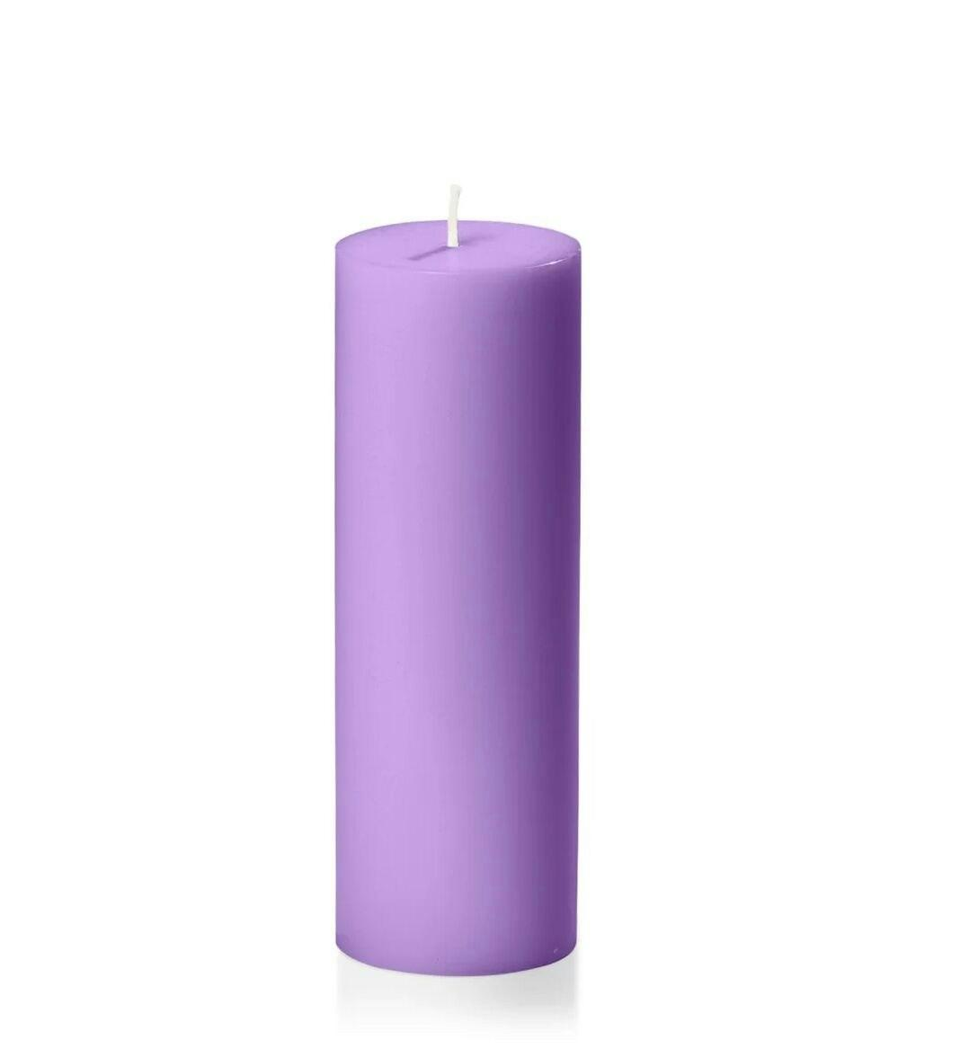 12x_7*15cm_Pillar_Scented_Candles_Bulk_-_Lavender