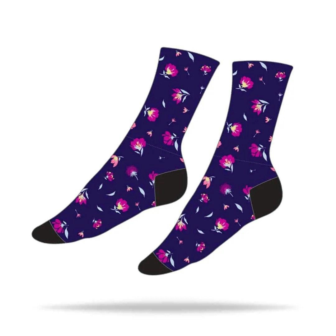 FTECH_CYCLING_SOCKS_-_FLORAL_NAVY