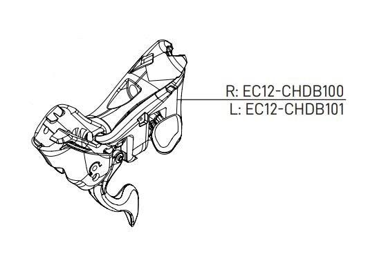 Chorus_Ergo_Power_Shifter_Body_Right_Hand_without_Lever_1_and_Master_Cylinder