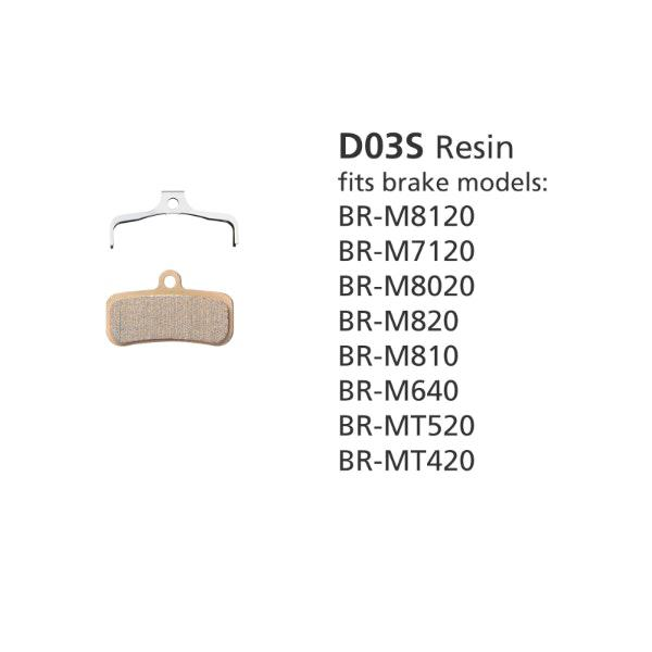 D03S_RESIN_BRAKE_PAD_&_SPRING