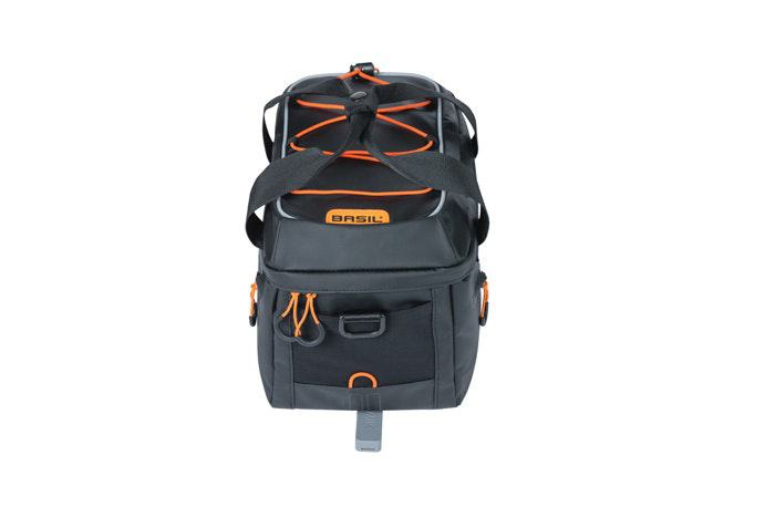Miles_Trunkbag_Mik_Tarpaulin_7L,_Black/Orng