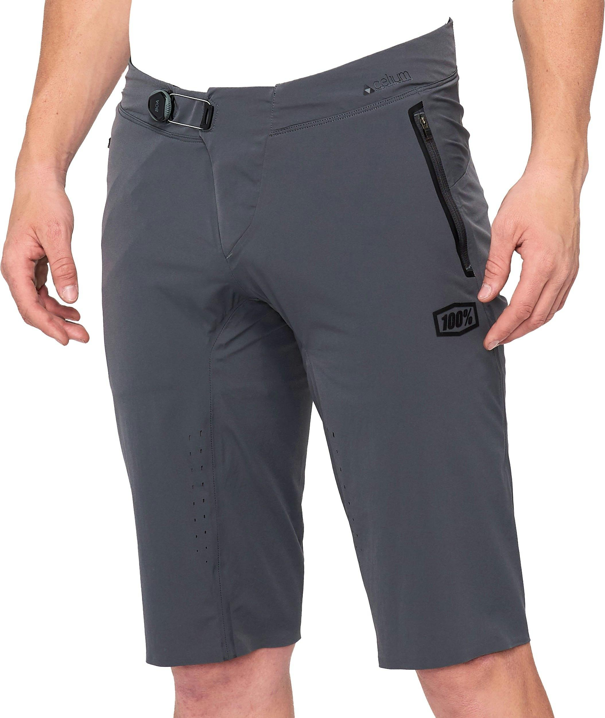 100%_Celium_Mens_MTB_Shorts_(36",_Charcoal)