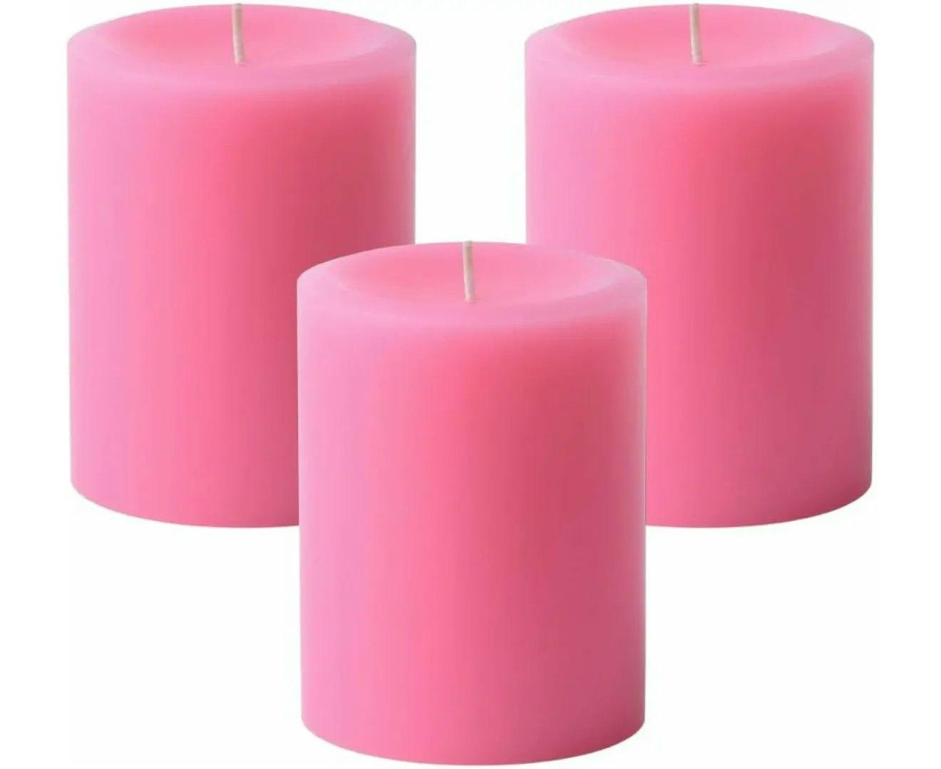 12x_Pillar_Scented_Candles_Bulk_7*7.5cm_-_Cherry_Blossom