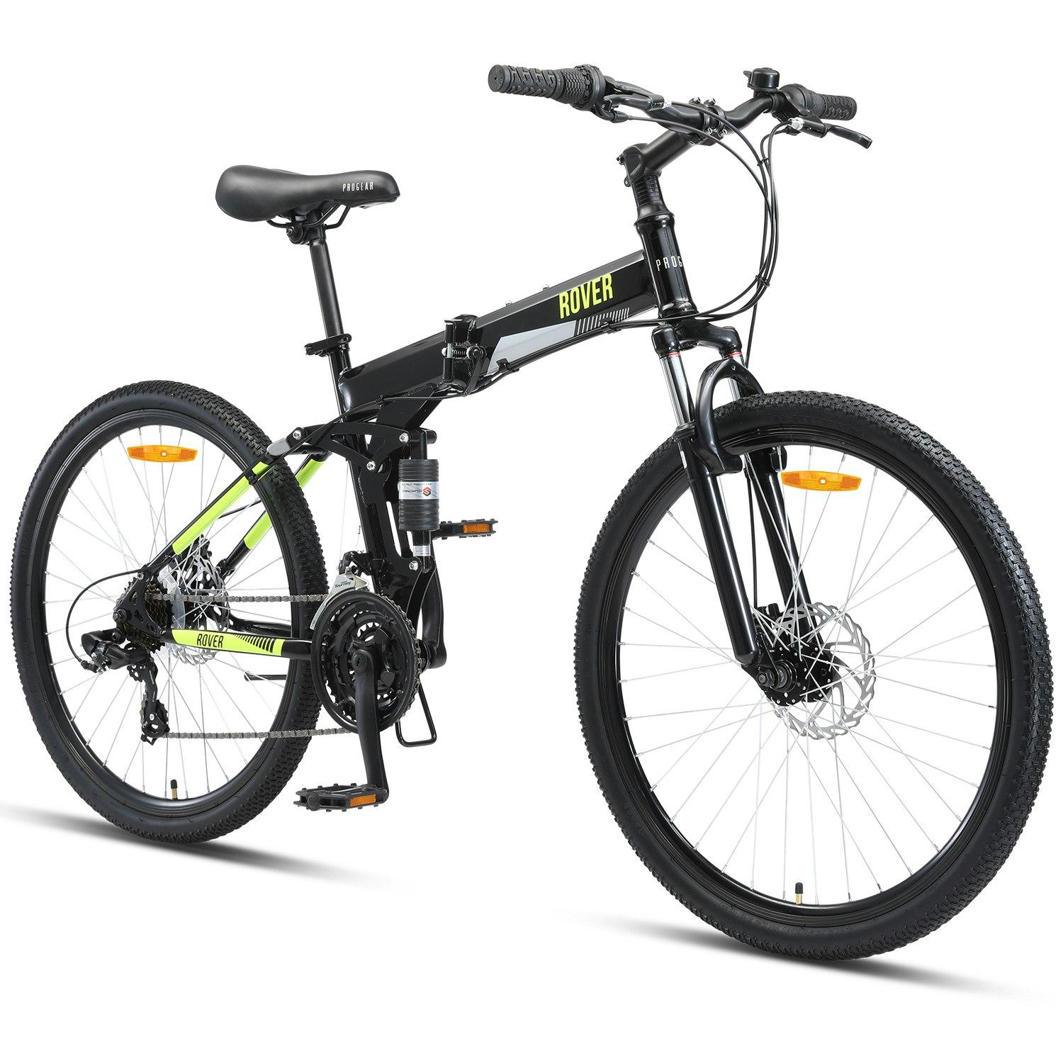 ROVER_Folding_Mountain_Bike_-_Black