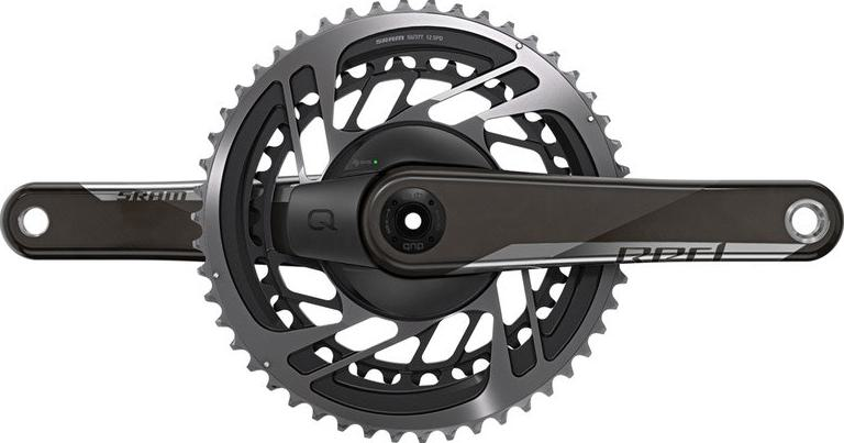 Pm_Red_Axs_D1_Dub_1725_4835,_Red_D1_Quarq_Road_Powermeter_Dub_172_48-35_Yaw_No_Bb