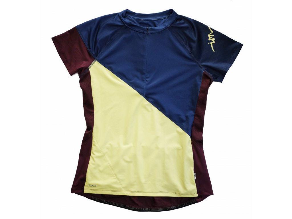 Women_Venta_cycling_jersey_Zip_-_Blue_-_Medium