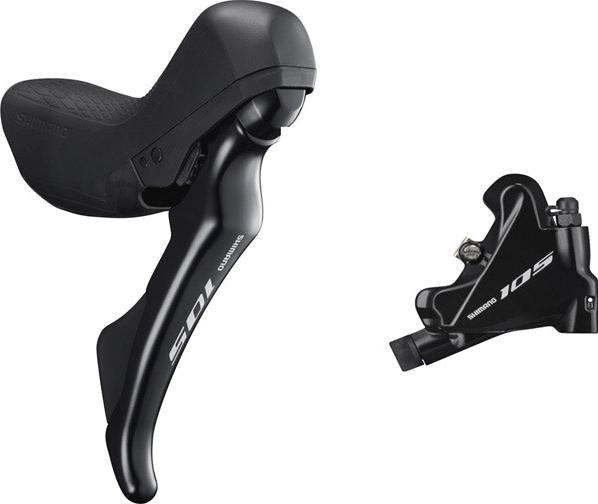 St-R7020_Shift-Brake_Lever_R.H._W/Br-R7070_Front_Disc_Brake