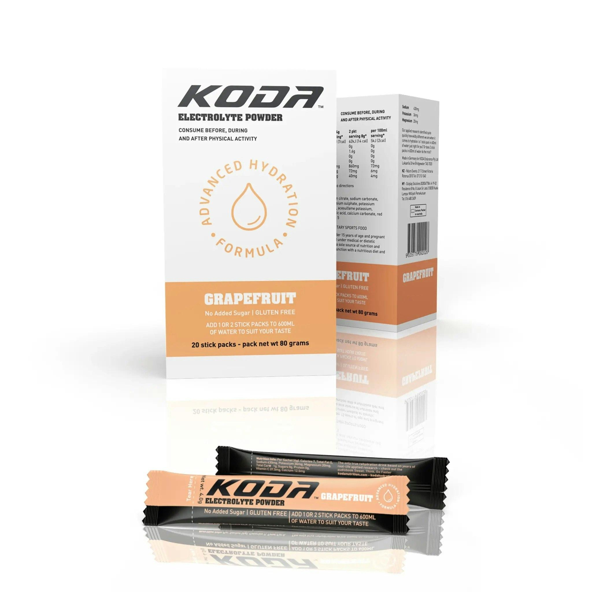 Koda,_Electrolyte_Powder_20_stick_packs_(Grapefruit)