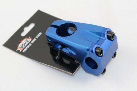 Evoke_cnc_bmx_stem_(Blue,_50mm,_0_Degrees)