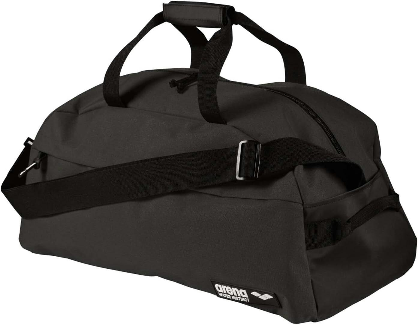 40L_Arena_Duffle_Bag_Travel_Sports_Gym_w/_Included_Wet_Bag_in_Black_Melange