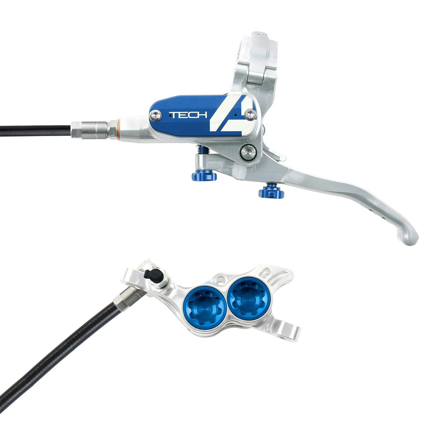 Tech4_E4_Brake_Silver/Blue_Rear