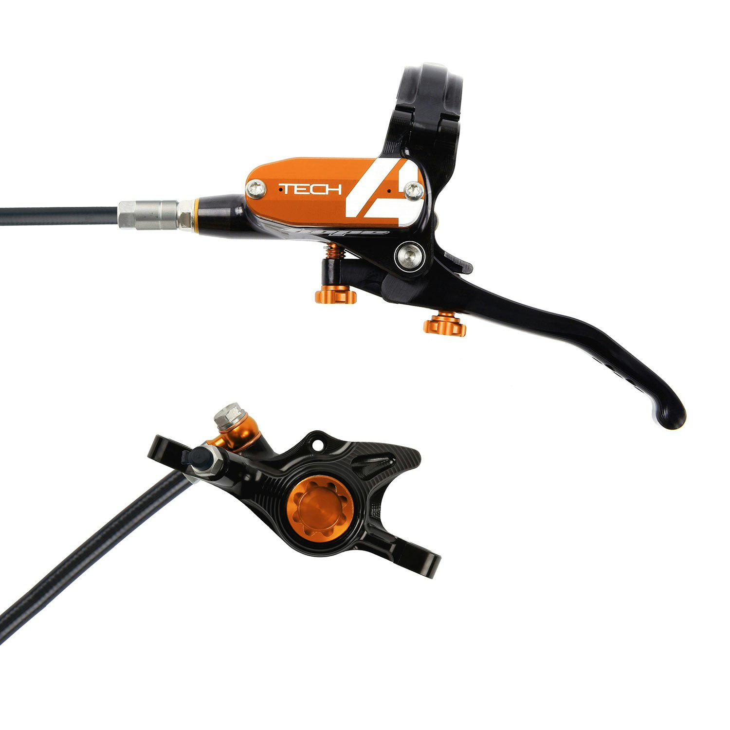 Tech4_X2_Brake_Black/Orange_Front