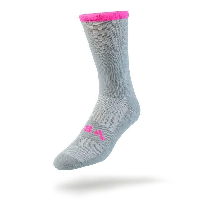 Mens_Cycling_Socks:_Grey_–_Pink