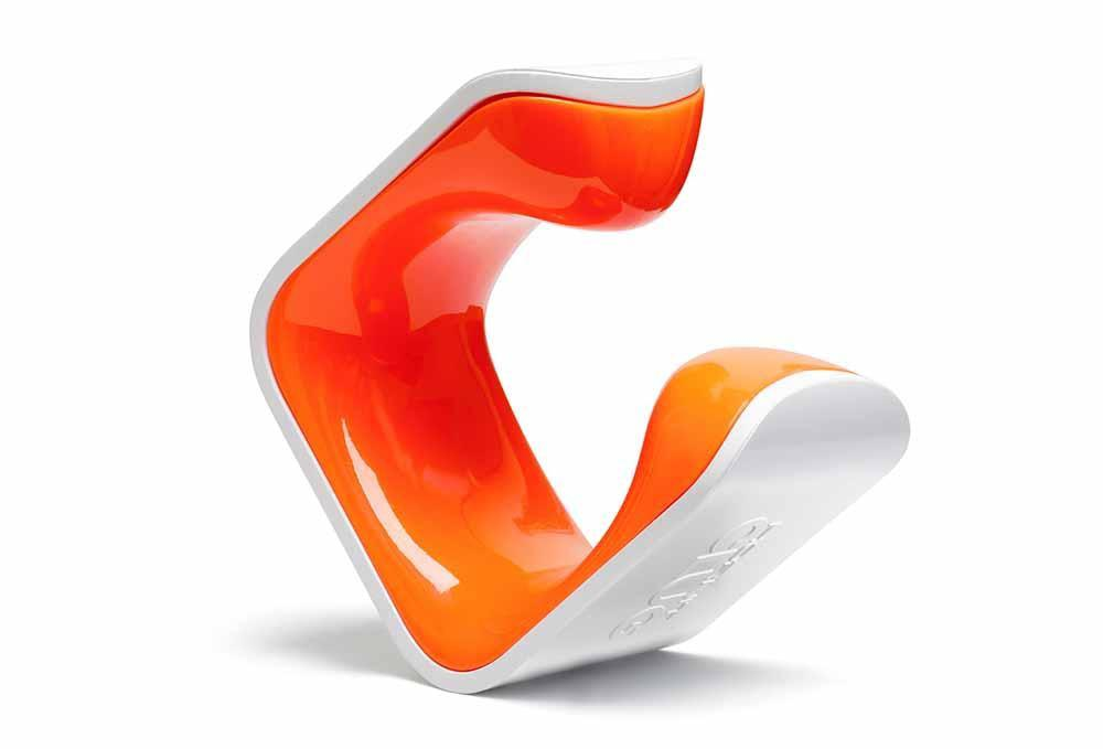 Hornit_Clug_Hybrid_Bike_Rack_White/Orange