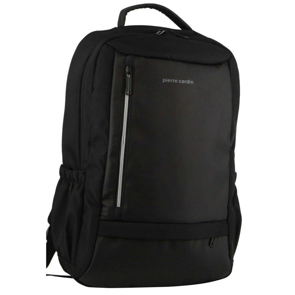 Pierre_Cardin_Travel_&_Business_Backpack_Bag_w/_Built-In_USB_Port_in_Black
