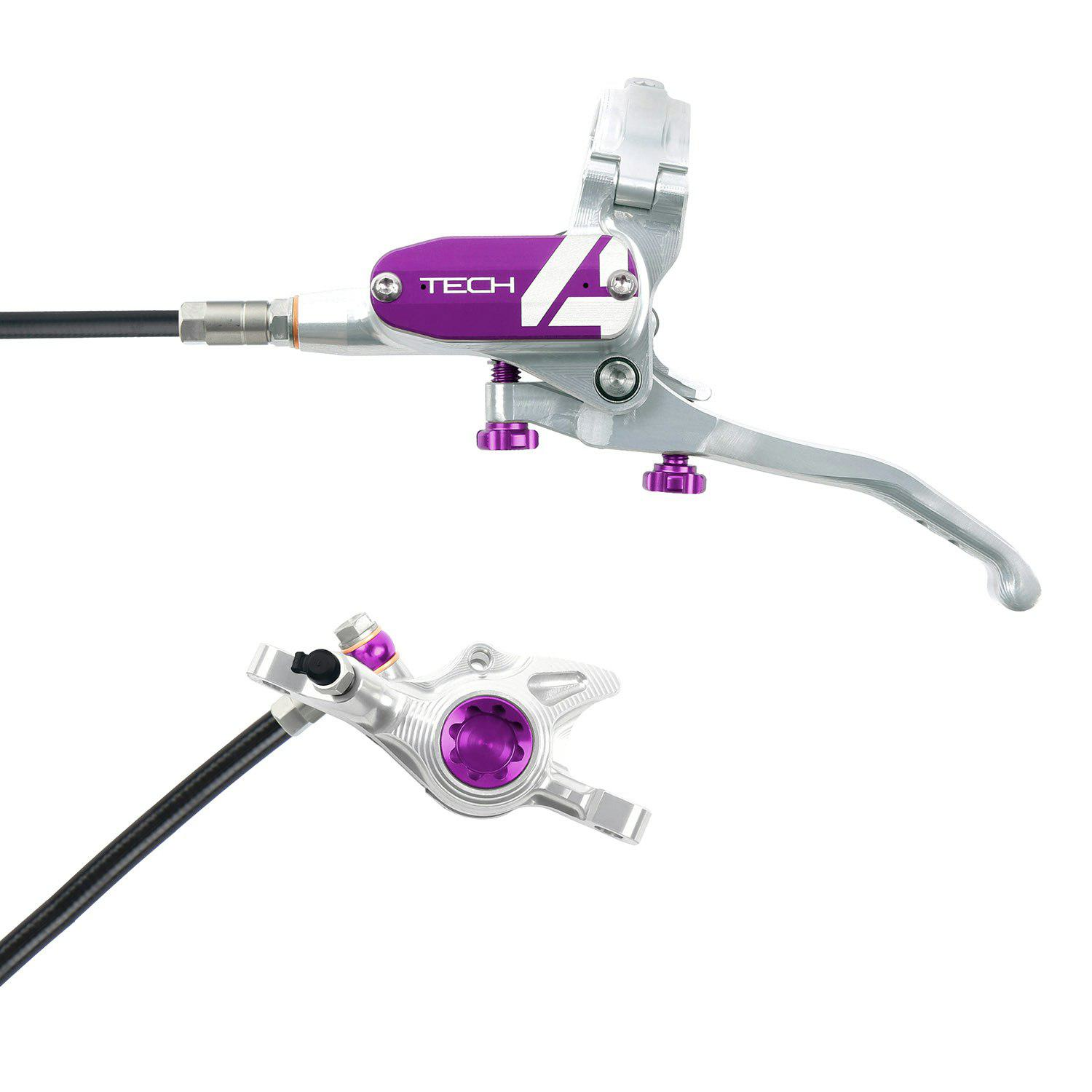Tech4_X2_Brake_Silver/Purple_Front