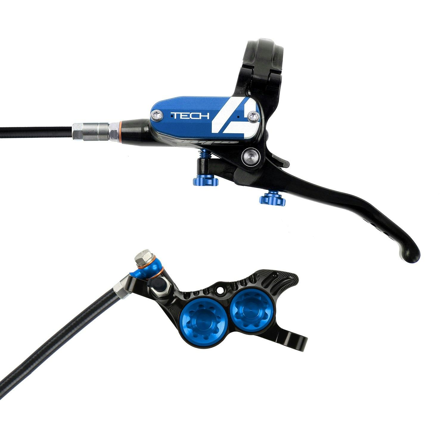 Tech4_V4_Brake_Black/Blue_Front