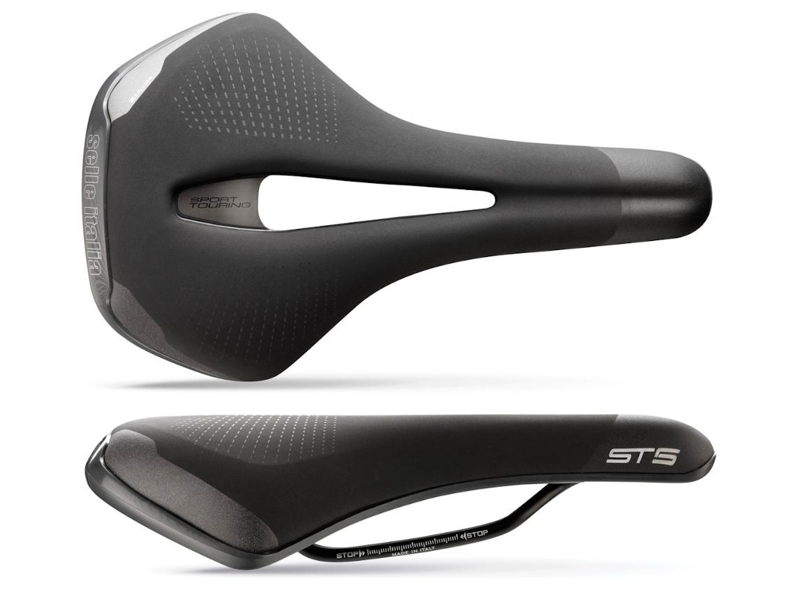 Sella Selle Italia ST 5 Flow – Per Bici Da Città, Urbana Ed E-Bike, Con Foro Anatomico E Rivestimento Soft-Tek, Telaio In FeC Alloy, Made In Italy