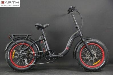 EARTH_ANT_EBIKE_20_INCH_X_4"_FAT_FOLDING_BLACK