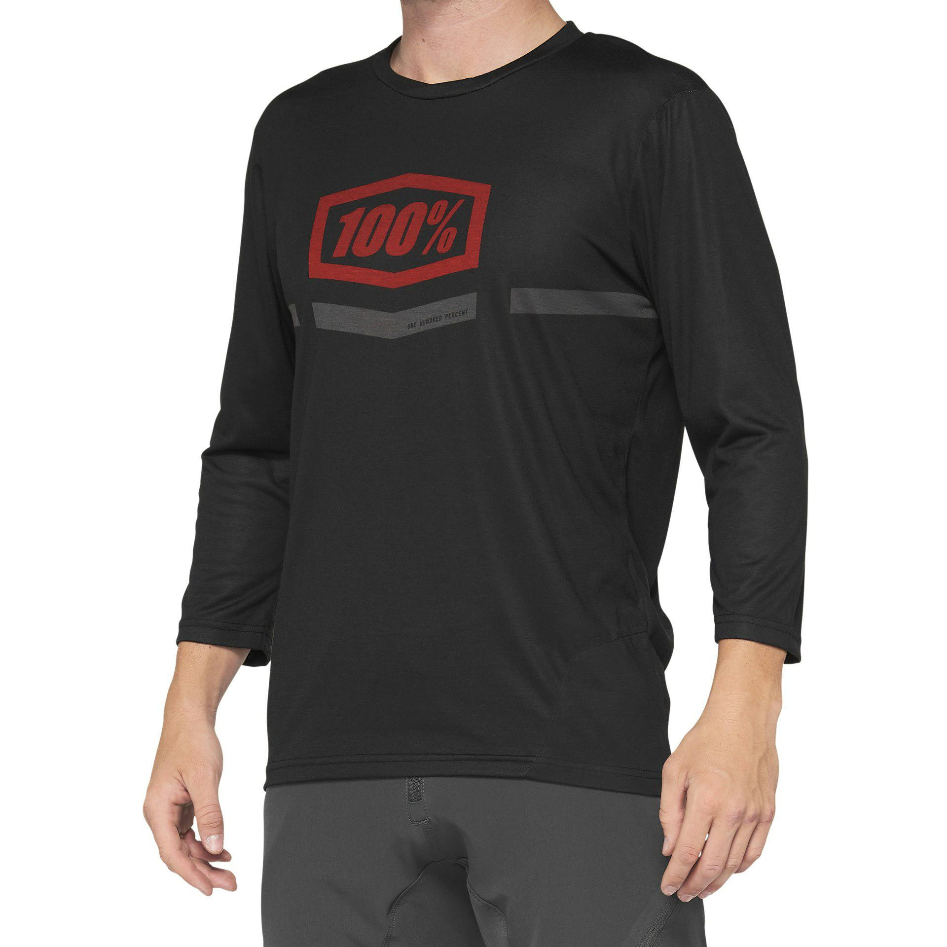 100%_AIRMATIC_3/4_JERSEY_BLACK_/_RED