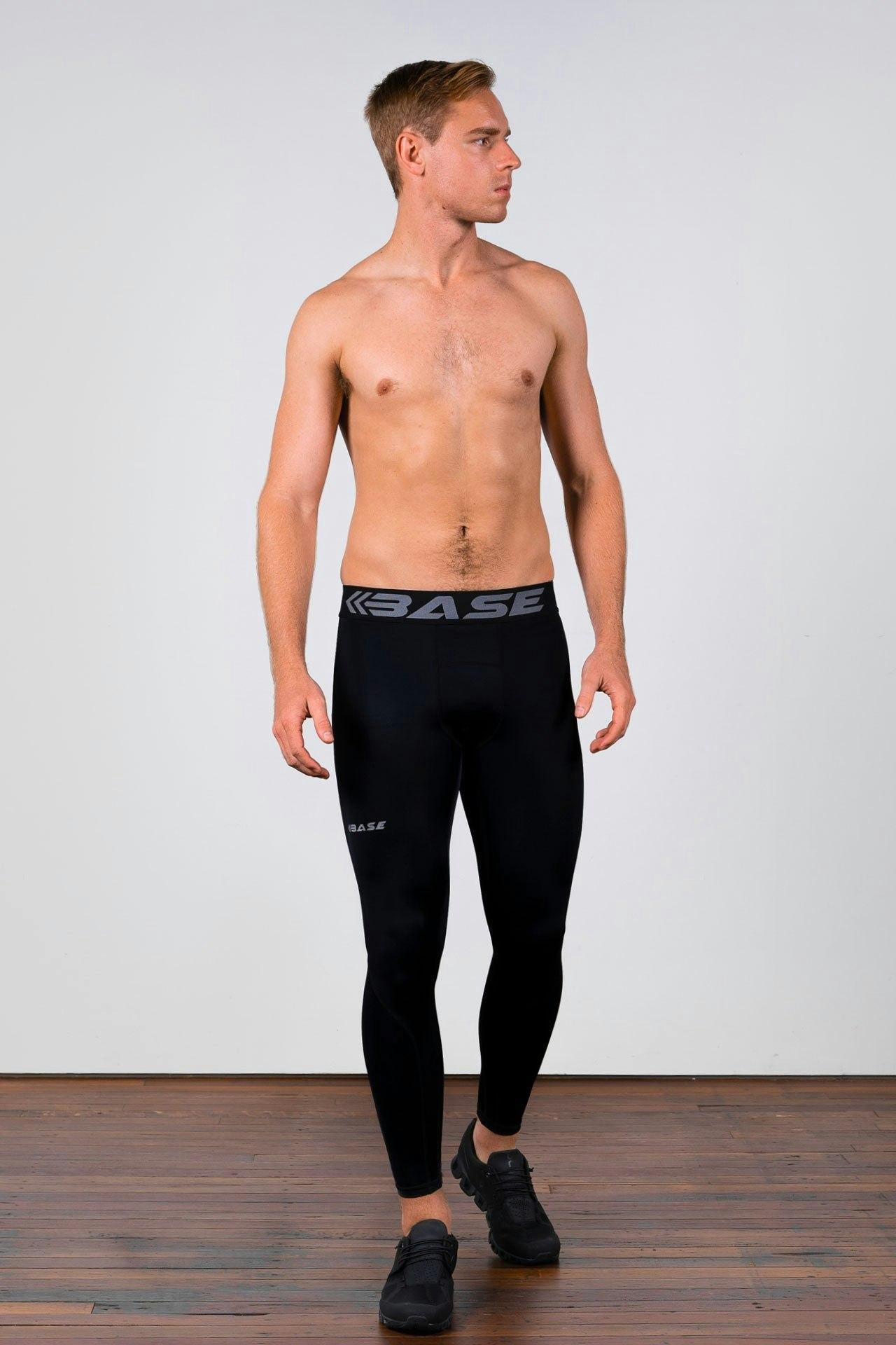 BASE_Men's_Performance_Tights_-_White_(S,_White)