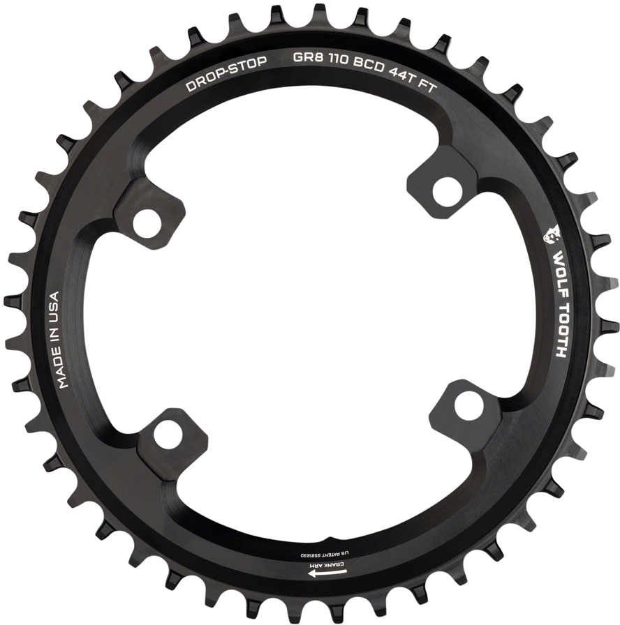 110_BCD_Asymmetric_4-Bolt_Chainring_for_Shimano_GRX_Cranks