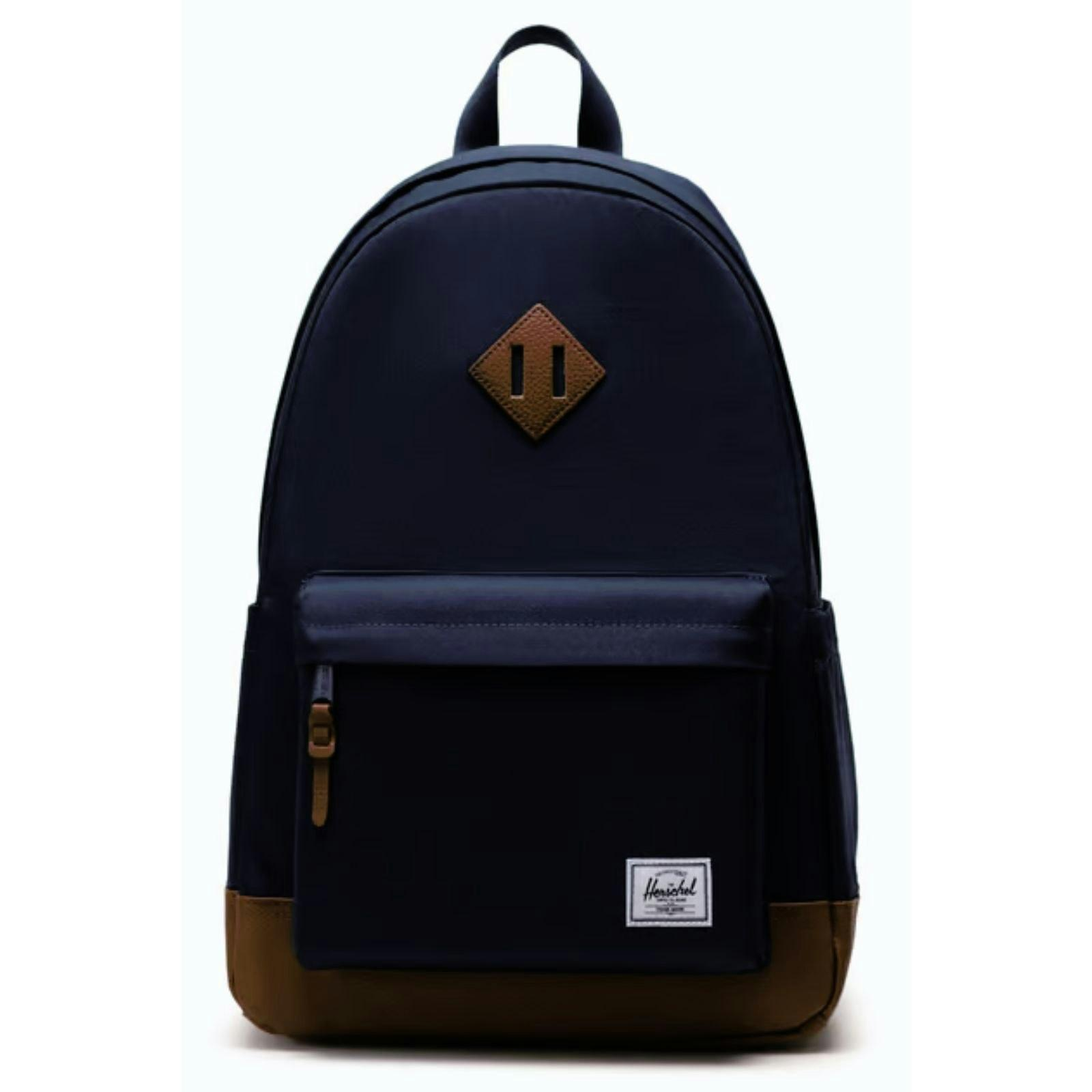 Herschel_Heritage_Backpack_24_L_Laptop_Business_School_Travel_Bag_-_Navy_/_Tan