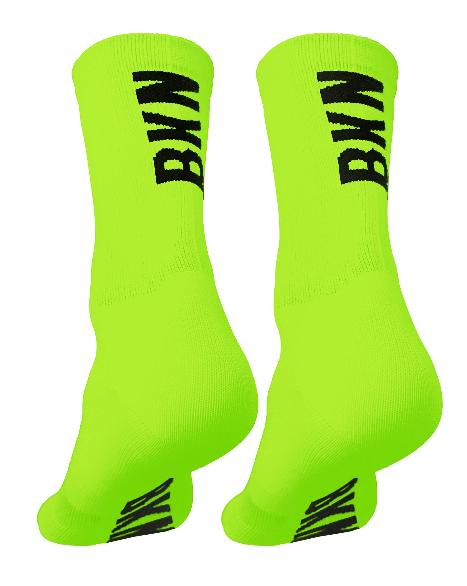 Cycling_Woven_Socks_Fluro_Green_Core