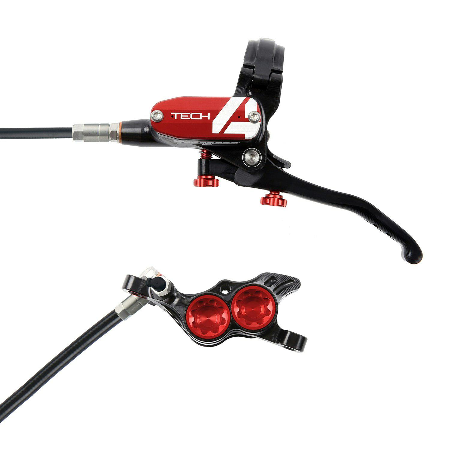 Tech4_E4_Brake_Black/Red_Front