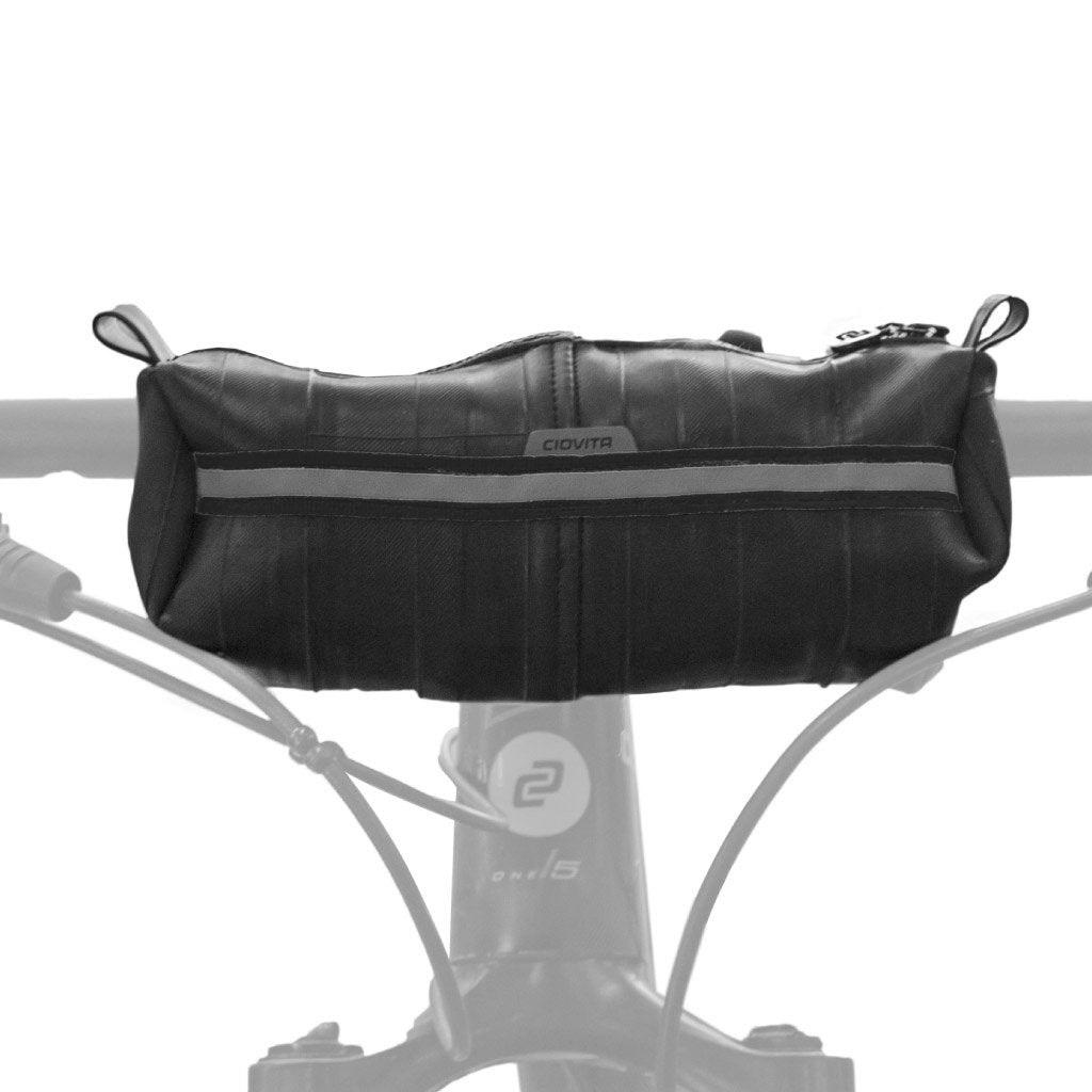 Recycled_Inner_Tube_Barrito_Bag_(Black_Webbing)