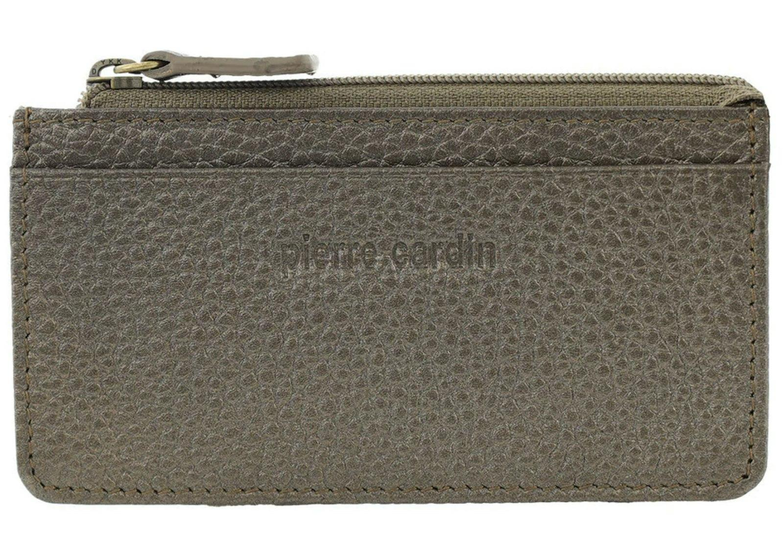Pierre_Cardin_RFID_Leather_Coin_Purse_Wallet_w/_Keyring_in_Bronze