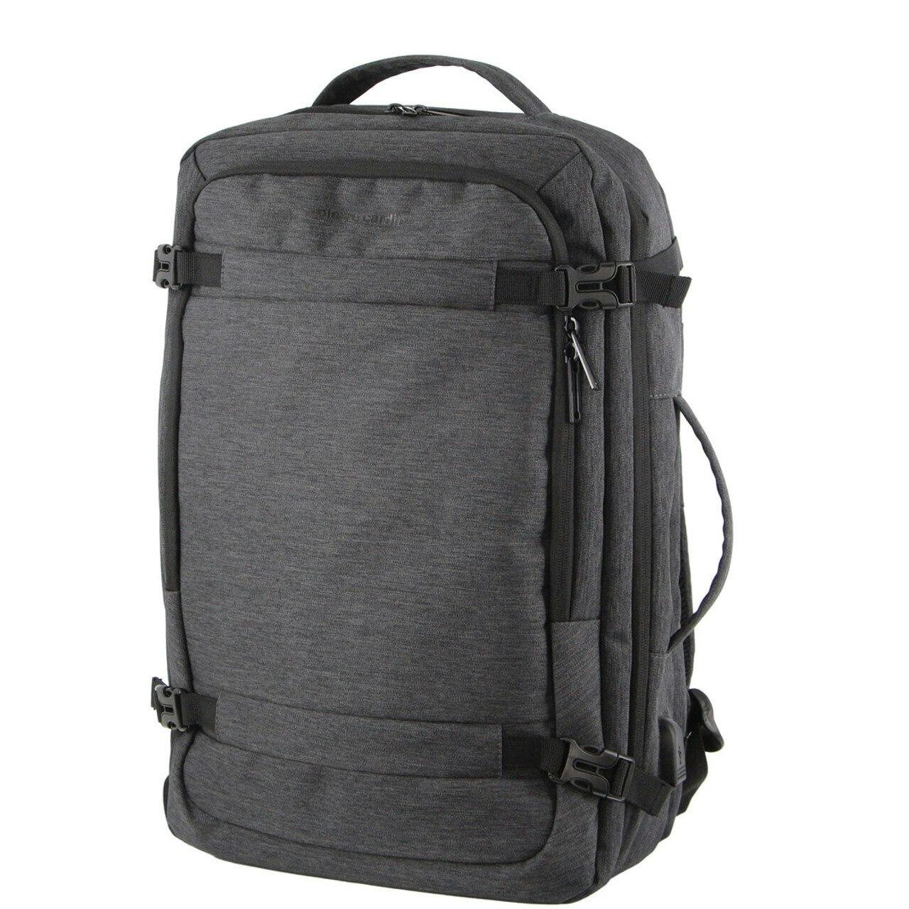 Pierre_Cardin_Mens_Travel_&_Business_Backpack_with_Built-in_USB_Port_-_Grey_()