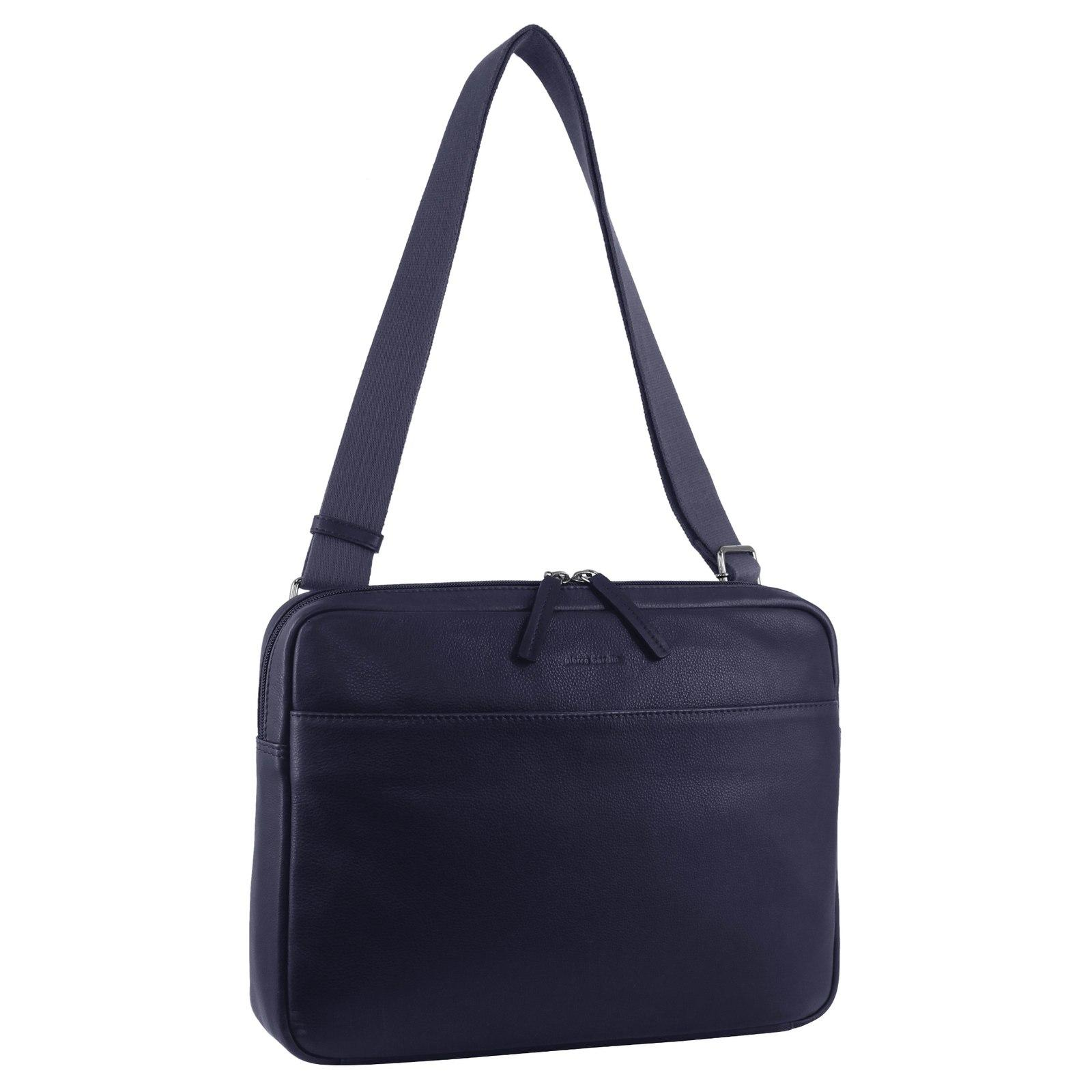 Pierre_Cardin_Mens_Leather_13"_Laptop_Computer_Bag_-_Brown_()