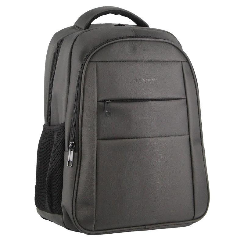 Pierre_Cardin_Mens_Travel_&_Business_Backpack_with_Built-in_USB_Port_-_Grey_()