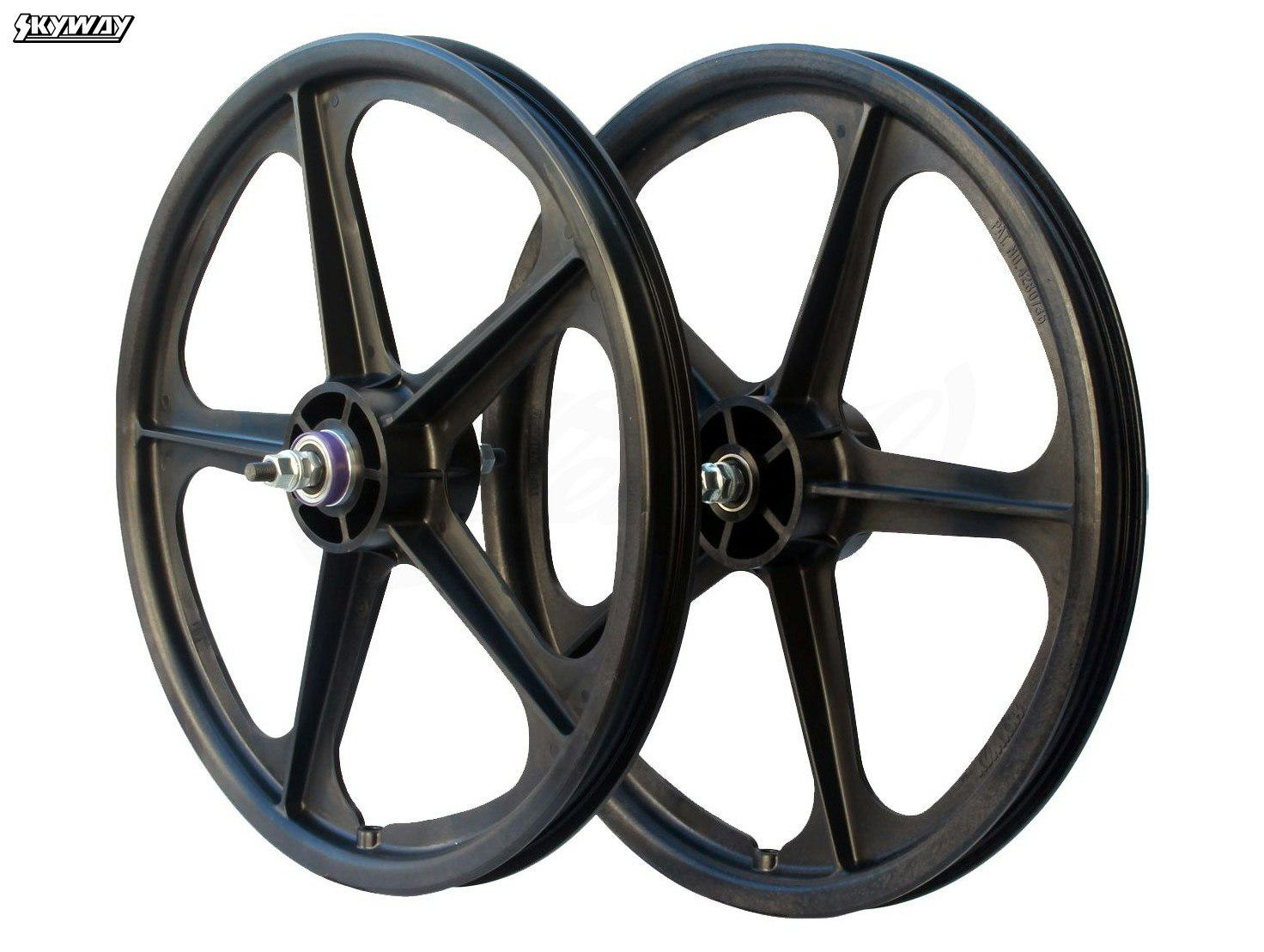 California_Special_(Silver/Blue)_+_Skyway_Tuff_II_5-Spoke_Wheelset_+_Skyway_Tuff_Brake_Pads!_(Black,_18"_-_18.9")