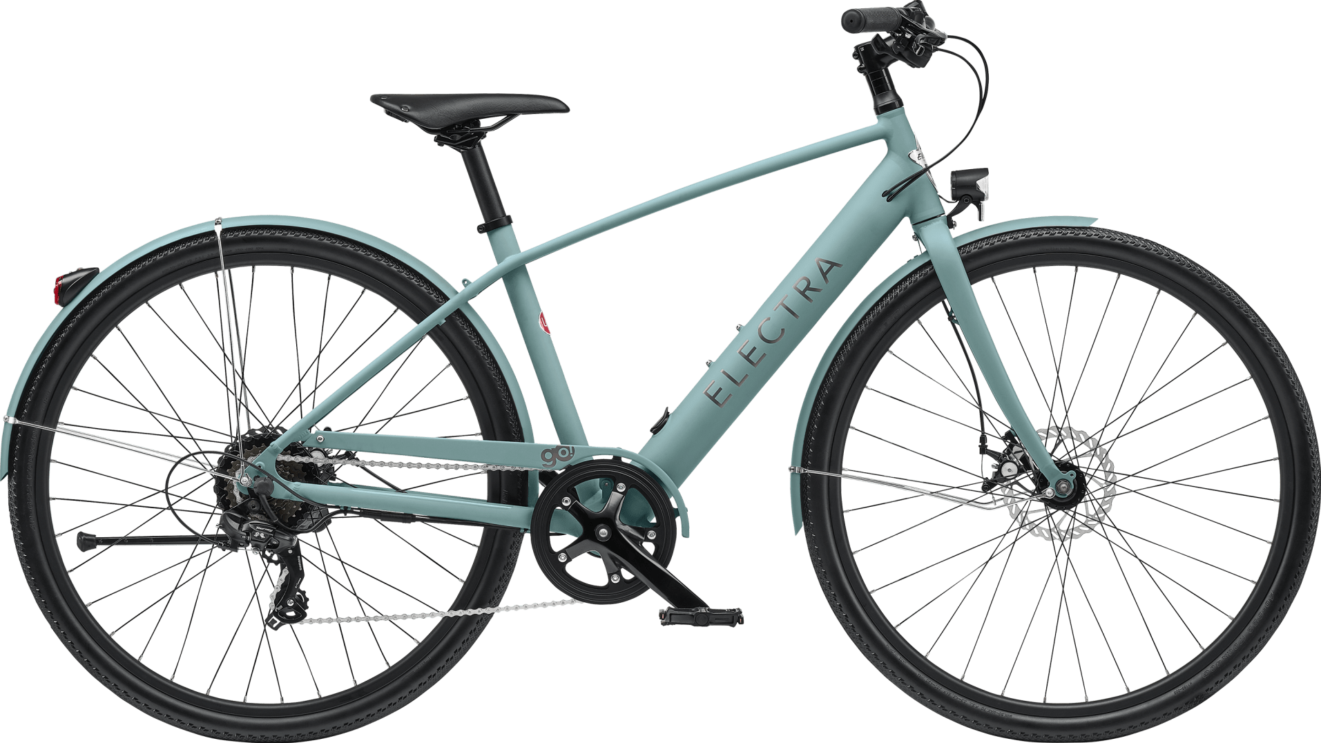 Men's E-bike Electra Loft GO! 7D EQ Step Over Matte Cadet Blue (Size M)